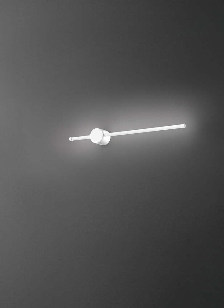 Applique-Contemporanea-Clock-Alluminio-Bianco-Led-Integrato-12W