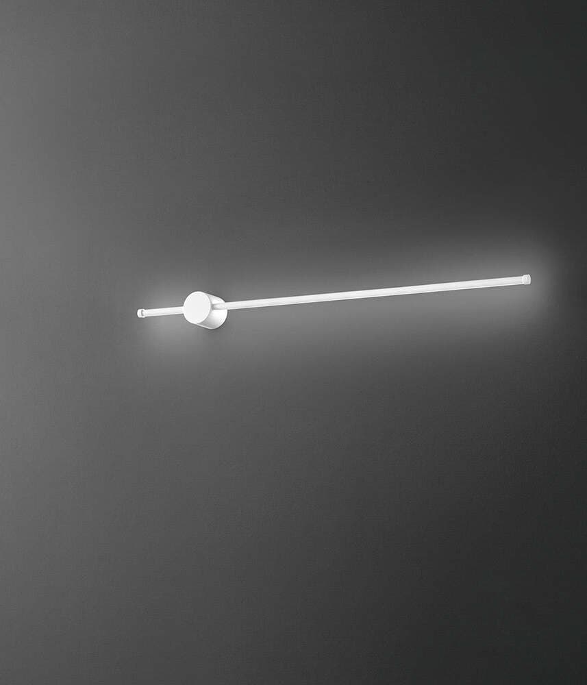 Applique-Contemporanea-Clock-Alluminio-Bianco-Led-Integrato-20W