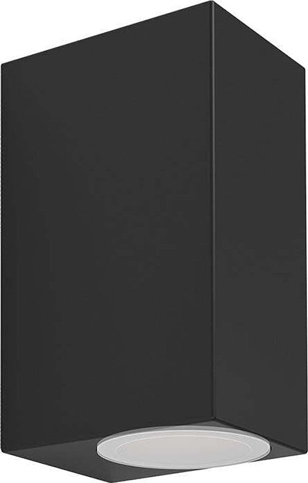 Applique-Contemporanea-Da-Esterno-Jabaga-2-Luci-Plastica-Nero
