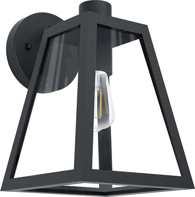 Applique-Contemporanea-Da-Esterno-Mirandola-1-Luce-Alluminio-Fuso-Nero