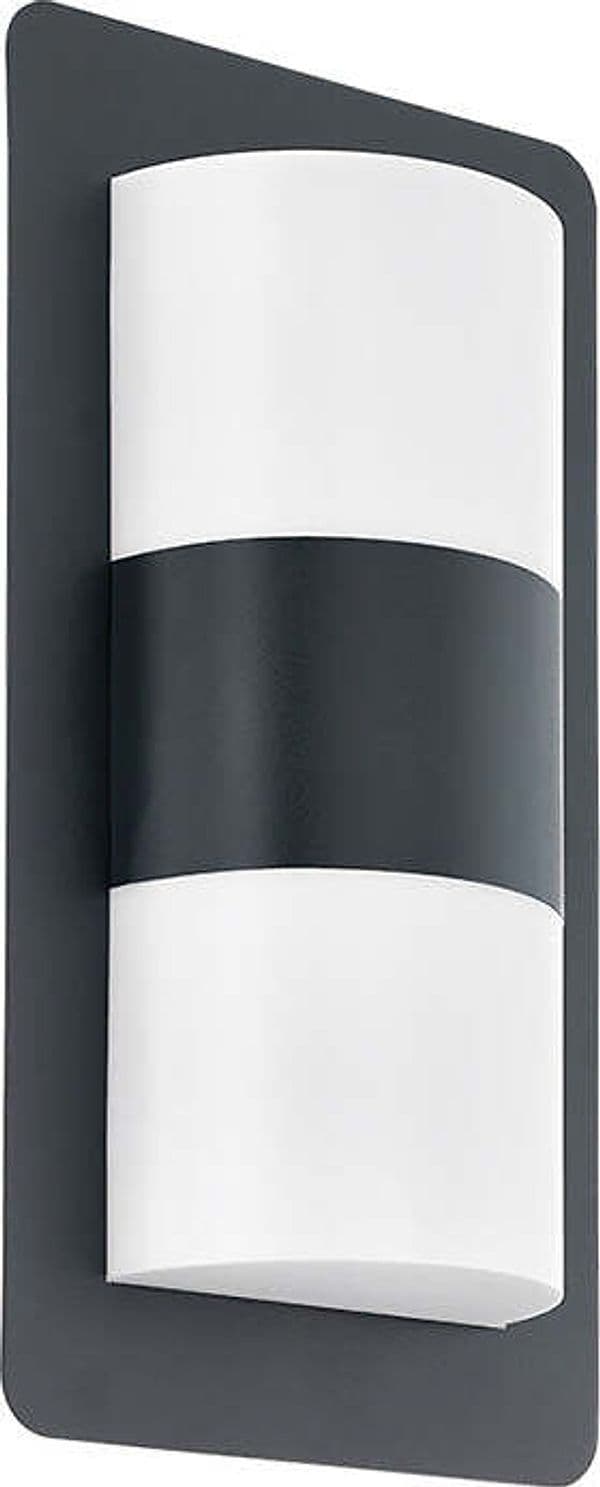 Applique-Contemporanea-Da-Esternoo-Cistierna-2-Luci-Acciaio-Zincato-Grigio