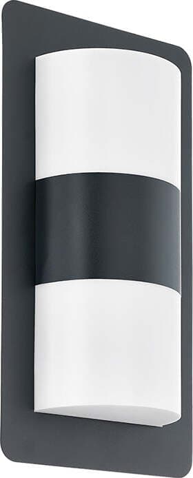 Applique-Contemporanea-Da-Esternoo-Cistierna-2-Luci-Acciaio-Zincato-Grigio