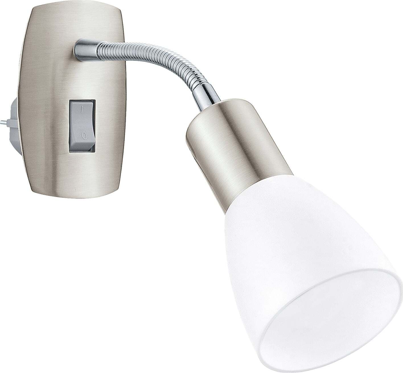 Applique-Contemporanea-Dakar-3-Acciaio-Nichel-Satinato-1-Luce-E14-25W