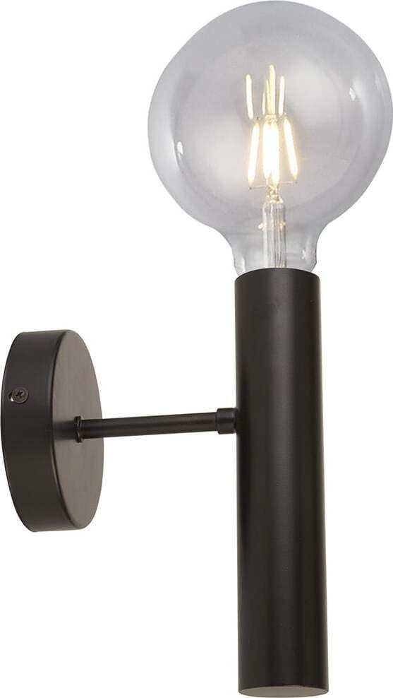 Applique-Contemporanea-Dulwich-Acciaio-Nero-1-Luce-E27