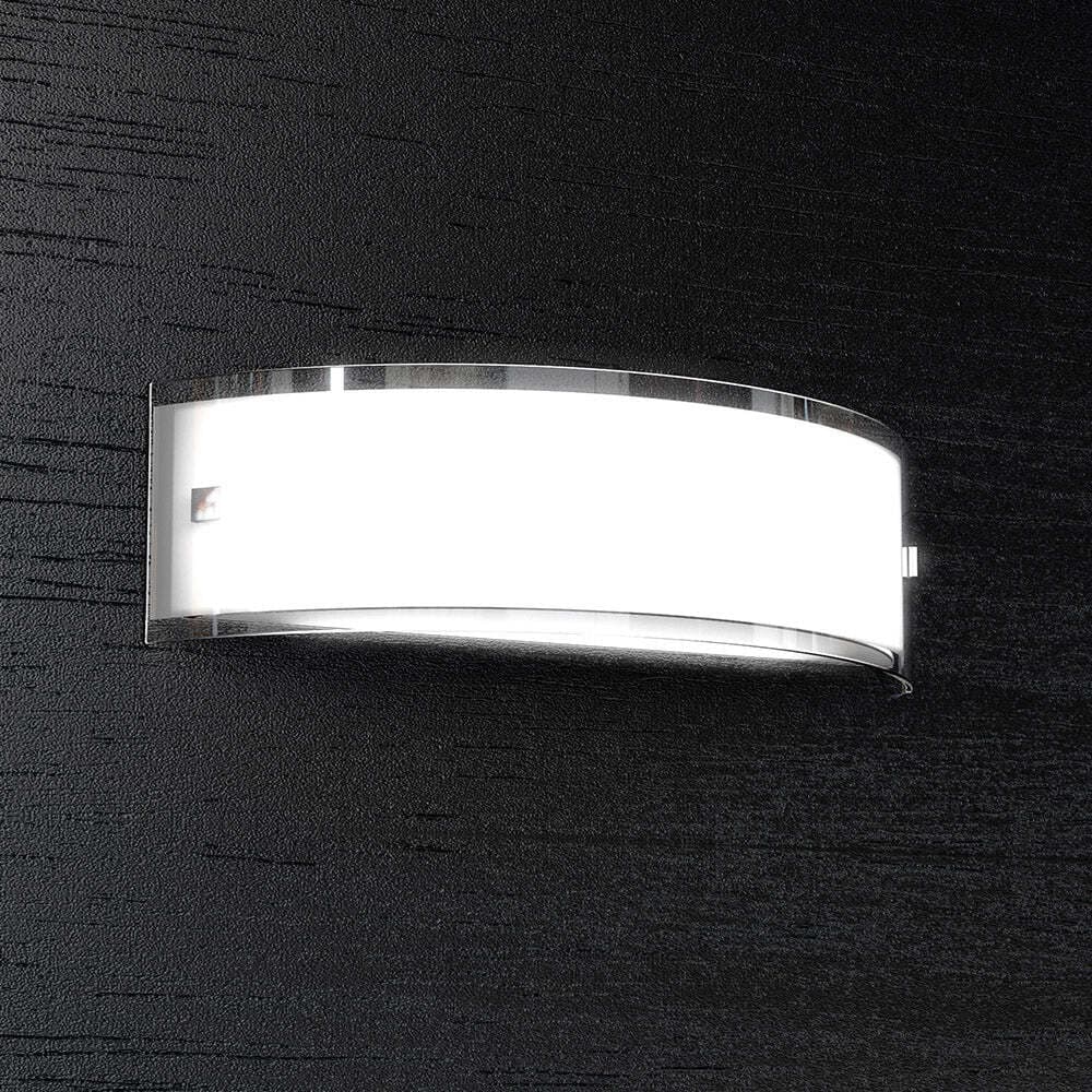 Applique-Contemporanea-Linear-Metallo-E-Vetro-Bianco-2-Luci-E27-40Cm
