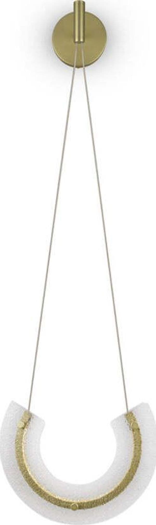 Applique-Contemporanea-Maya-Alluminio-Oro-1-Luce-Diffusore-Vetro