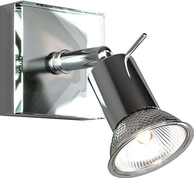 Applique-Contemporanea-Nuts-Metallo-Cromo-Vetro-Trasparente-1-Luce-Gu10