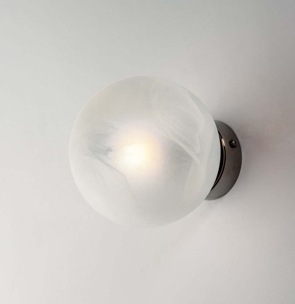 Applique-Contemporanea-Olaf-Cromo-Nero-1-Luce-E14