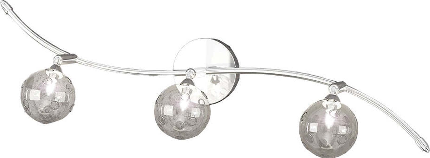 Applique-Contemporanea-Orizz-Super-Ball-Metallo-Cromo-Vetro-Pirex-3-Luci-G9