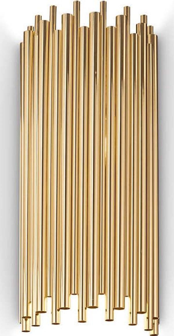 Applique-Contemporanea-Pan-Metallo-Oro-2-Luci-E14