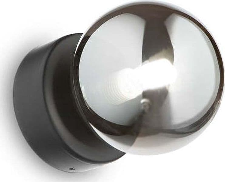 Applique-Contemporanea-Perlage-Metallo-Nero-1-Luce-3W-3000K-Luce-Calda