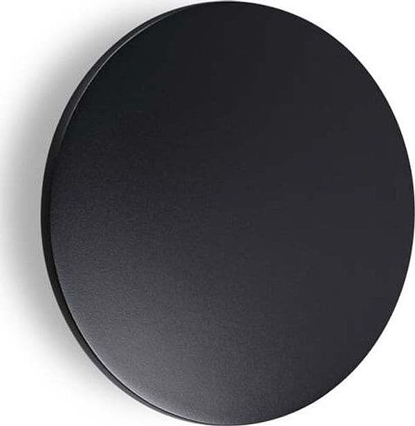 Applique-Contemporanea-Punto-Alluminio-Nero-Led-12W-3000K-Ip54