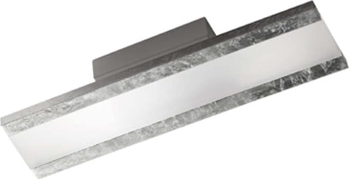 Applique-Contemporanea-Rail-Alluminio-Foglia-Argento-Led-34W