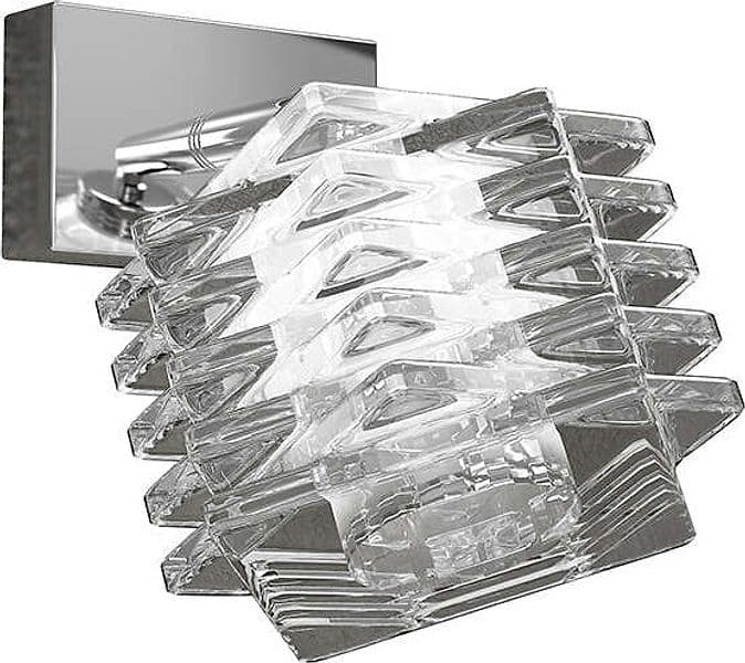 Applique-Contemporanea-Rubik-Metallo-Cromo-Diffusore-Cristallo-1-Luce-G9