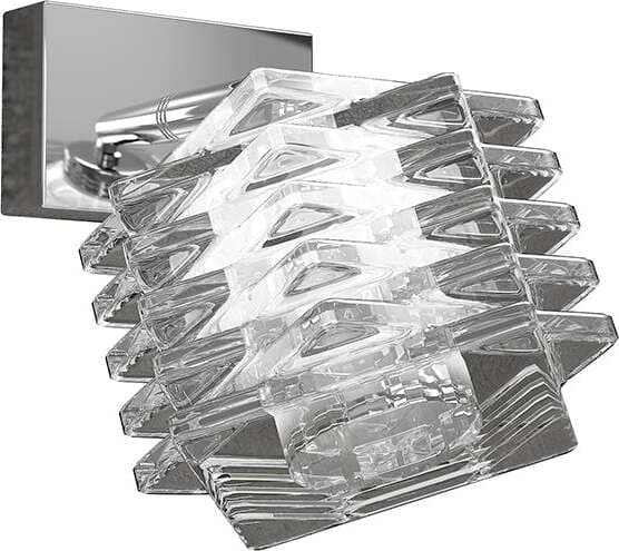 Applique-Contemporanea-Rubik-Metallo-Cromo-Diffusore-Cristallo-1-Luce-G9
