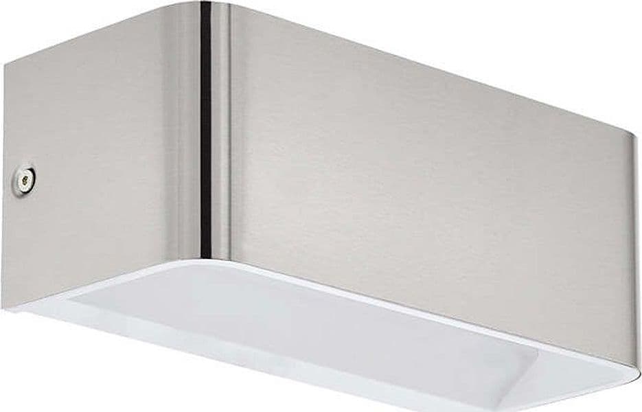 Applique-Contemporanea-Sania-Media-4-Led-Alluminio-Grigio-E-Nichel-Opaco