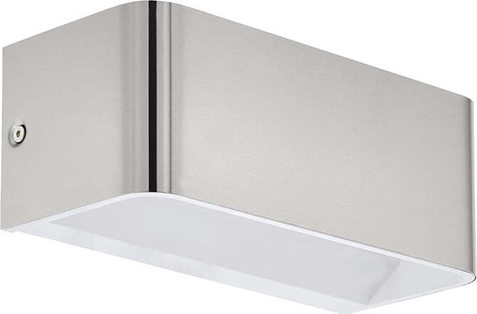 Applique-Contemporanea-Sania-Media-4-Led-Alluminio-Grigio-E-Nichel-Opaco