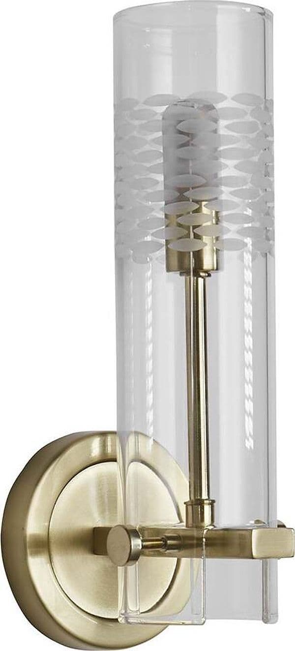 Applique Contemporanea Scope Acciaio Adjustable Vetro 1 Luce G9