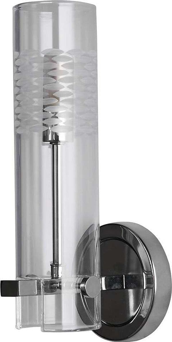 Applique-Contemporanea-Scope-Acciaio-Cromo-Vetro-1-Luce-G9