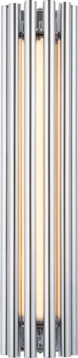 Applique-Contemporanea-Sonata-Led-Alluminio-Cromo-Diffusore-Vetro-Trasparente