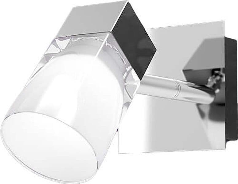 Applique-Contemporanea-Sunny-Metallo-Cromo-Vetro-Satinato-1-Luce-G9