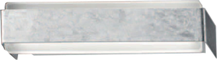 Applique-Contemporanea-Venere-Metallo-Foglia-Argento-Led-20W