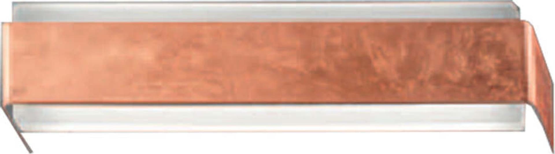Applique-Contemporanea-Venere-Metallo-Foglia-Rame-Led-12W