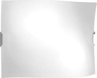 Applique-Contemporanea-Wing-Metallo-Vetro-Bianco-Satinato-2-Luci-E27-36Cm