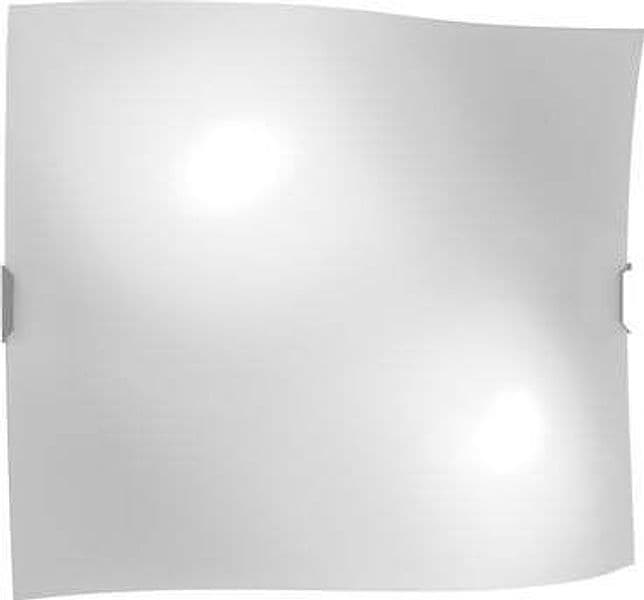 Applique-Contemporanea-Wing-Metallo-Vetro-Bianco-Satinato-2-Luci-E27-45Cm