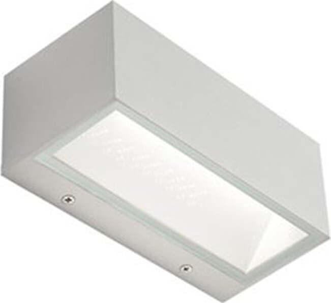 Applique-Da-Esterno-Media-Biemissione-Box-Alluminio-Bianco-12W-Led-3000K