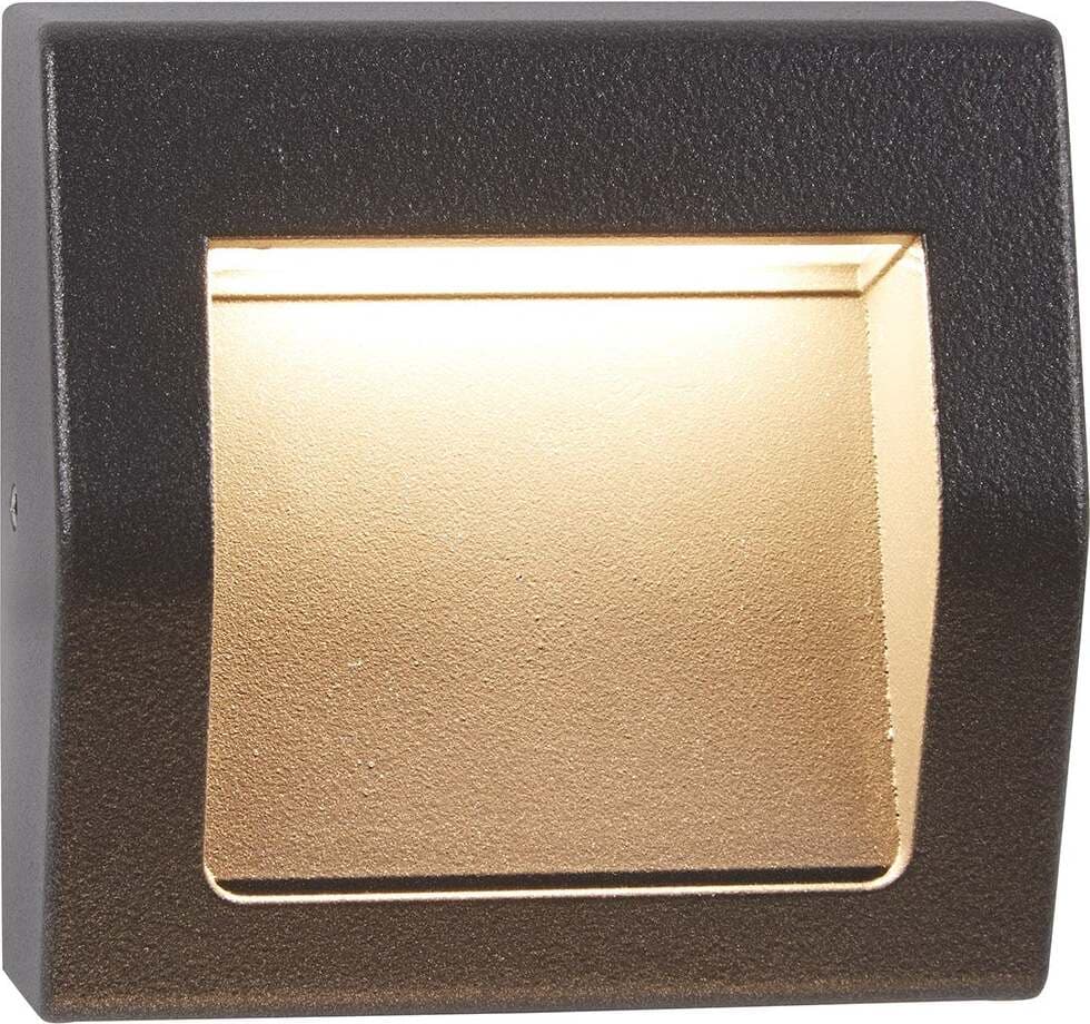 Applique-Da-Esterno-Moderna-Ankle-Alluminio-Grigio-Vetro-Led-4W-4000K