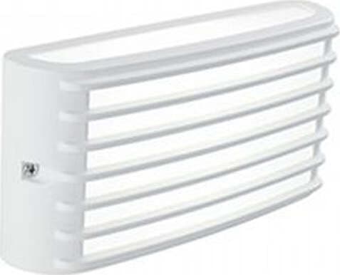 Applique-Da-Esterno-Moderna-Grid-Alluminio-E-Termoplastica-Bianco-Led-10W-4000K