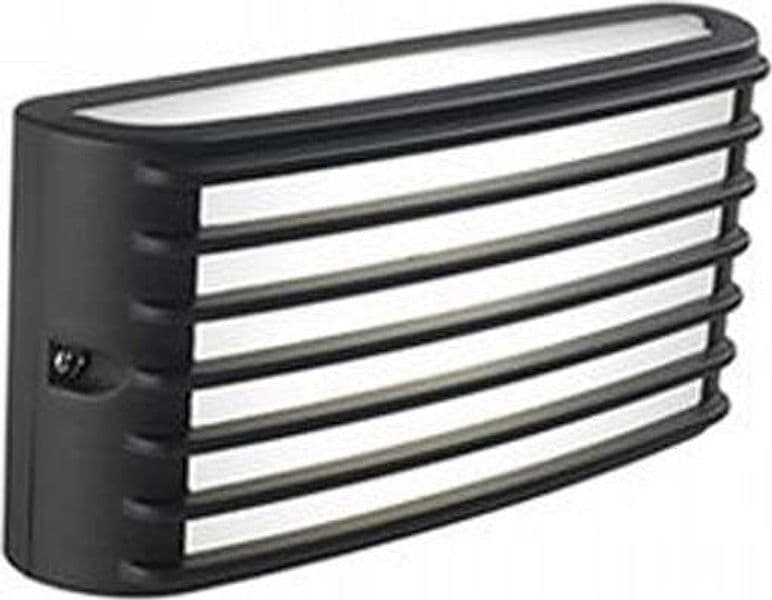 Applique-Da-Esterno-Moderna-Grid-Alluminio-E-Termoplastica-Grigio-Led-10W-4000K
