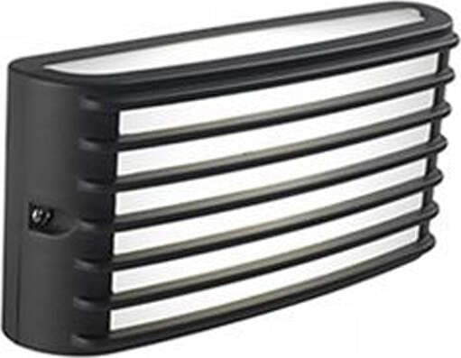 Applique-Da-Esterno-Moderna-Grid-Alluminio-E-Termoplastica-Grigio-Led-10W-4000K