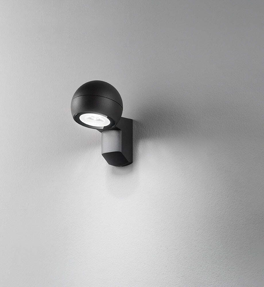 Applique-Da-Esterno-Moderna-Helmet-Grafite-Led-Grande