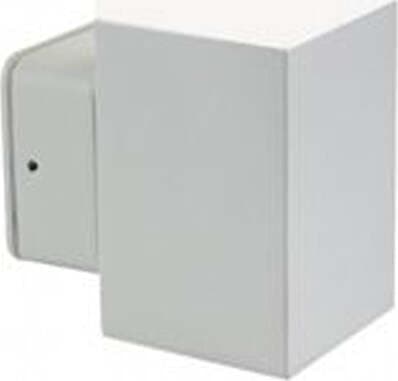 Applique-Da-Esterno-Moderna-Kube-Alluminio-E-Termoplastica-Grigio-Led-7W-4000K