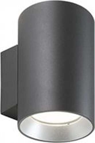 Applique-Da-Esterno-Moderna-Show-Alluminio-Grafite-E-Vetro-Bianco-Led-20W-3000K