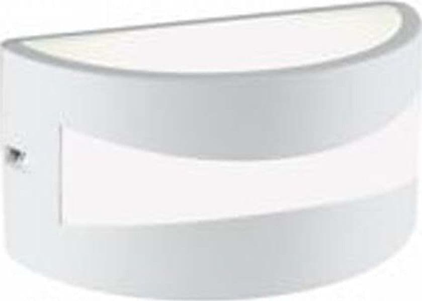 Applique-Da-Esterno-Moderna-Tibet-Alluminio-E-Termoplastica-Bianco-Led-10W-4000K