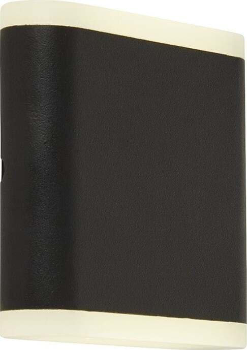 Applique-Da-Esterno-Stratford-Alluminio-Bianco-Policarbonato-Nero-Led-4W-4000K