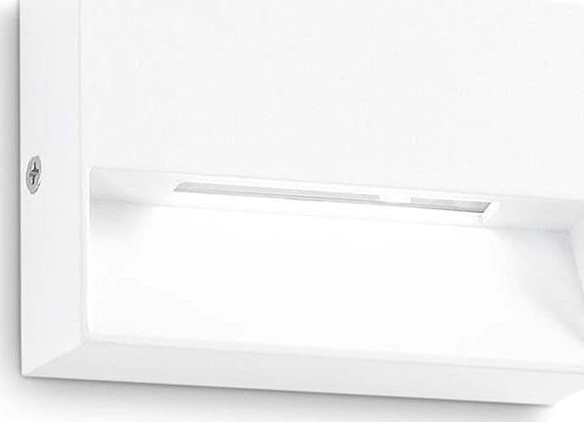 Applique-Da-Parete-Contemporanea-Dedra-Alluminio-Bianco-Led-1,5W-3000K-Ip65