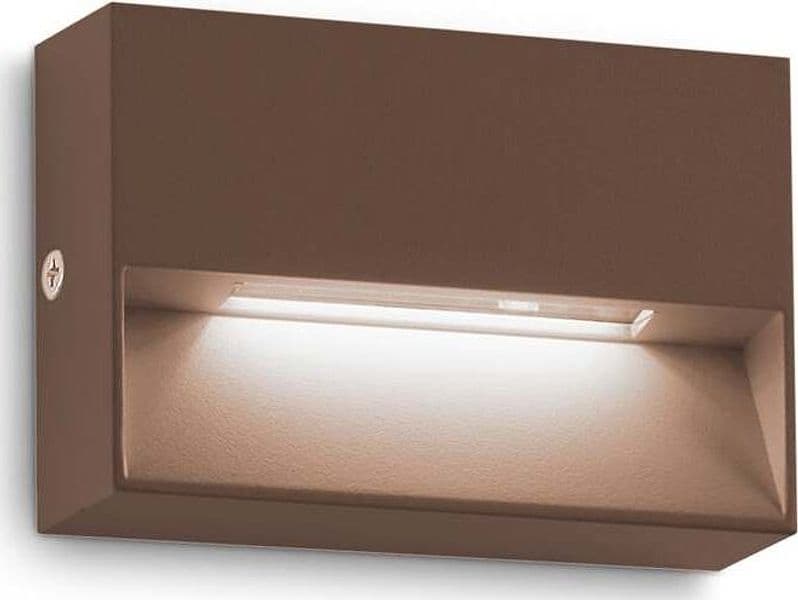 Applique-Da-Parete-Contemporanea-Dedra-Alluminio-Coffee-Led-1,5W-3000K-Ip65