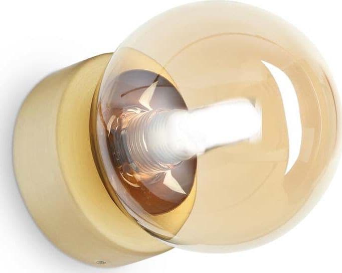 Applique-Da-Parete-Contemporanea-Perlage-Metallo-Ottone-Luce-G9-15W-3000K-Ip20