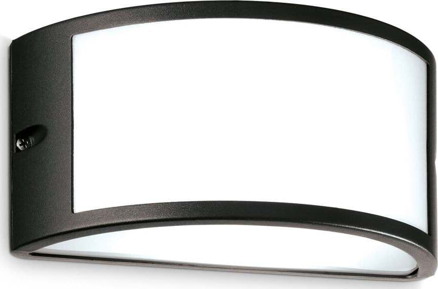Applique-Da-Parete-Contemporanea-Rex-Alluminio-Nero-E27-60W-Ip44