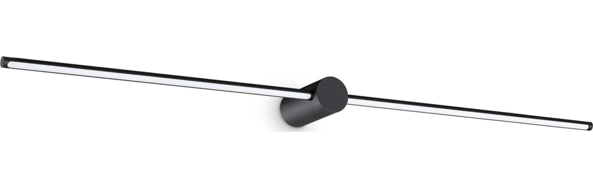 Applique-Da-Parete-Contemporaneo-Filo-Alluminio-Nero-Led-16W-3000K-Ip44