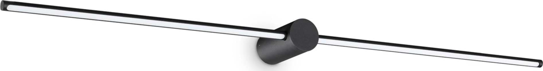 Applique-Da-Parete-Contemporaneo-Filo-Alluminio-Nero-Led-16W-3000K-Ip44
