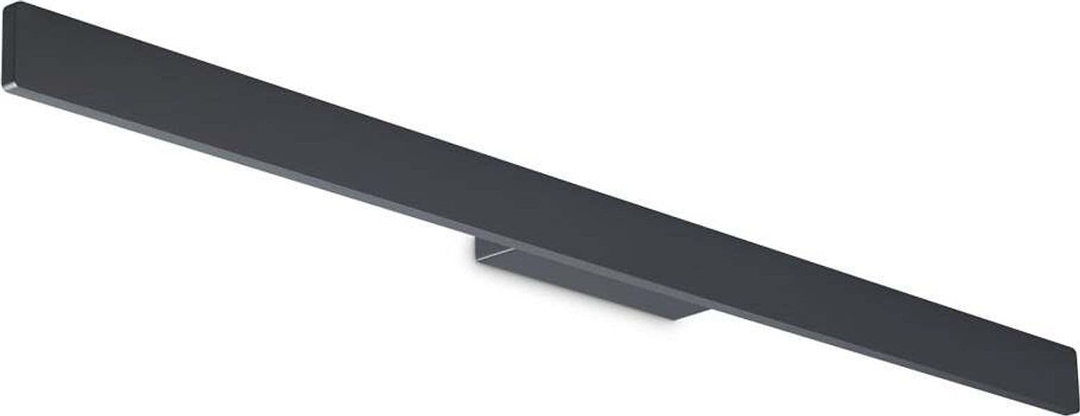 Applique-Da-Parete-Contemporaneo-Linea-Alluminio-Nero-Led-20W-3000K-Ip54