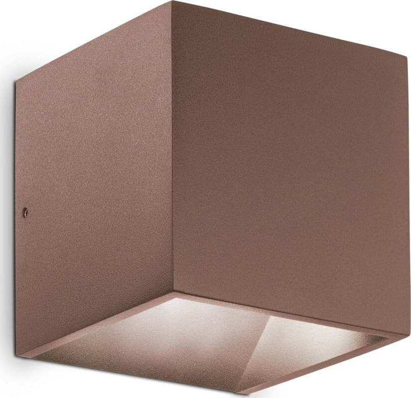Applique-Da-Parete-Contemporaneo-Rubik-Alluminio-Coffee-Led-8,5W-4000K-Ip54