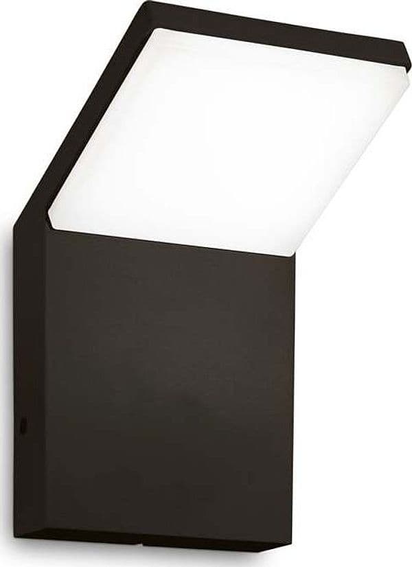 Applique-Da-Parete-Contemporaneo-Style-Alluminio-Nero-Led-9W-4000K-Ip54