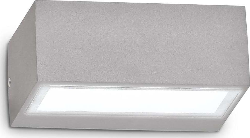 Applique-Da-Parete-Contemporaneo-Twin-Alluminio-Grigio-1-Luce-G9-28W-Ip44