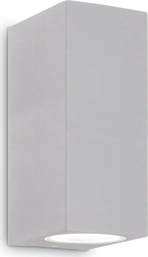 Applique-Da-Parete-Contemporaneo-Up-Alluminio-Grigio-2-Luci-G9-15W-Ip44